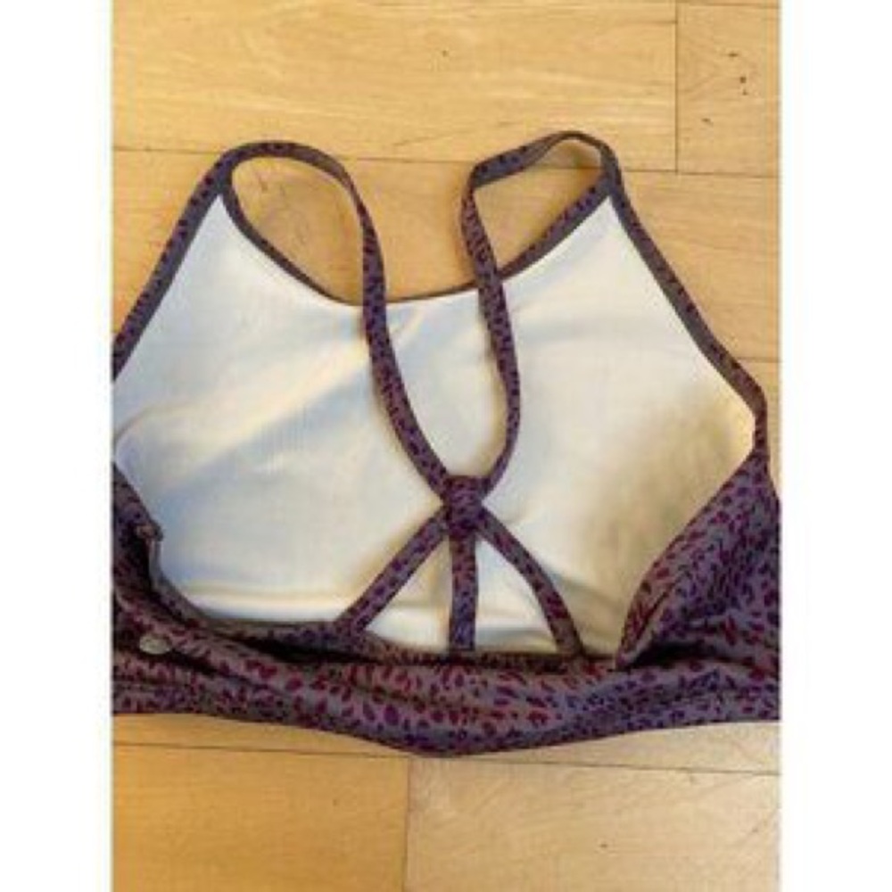 Zella Purple Leopard Print Tank Top - Picture 6 of 7